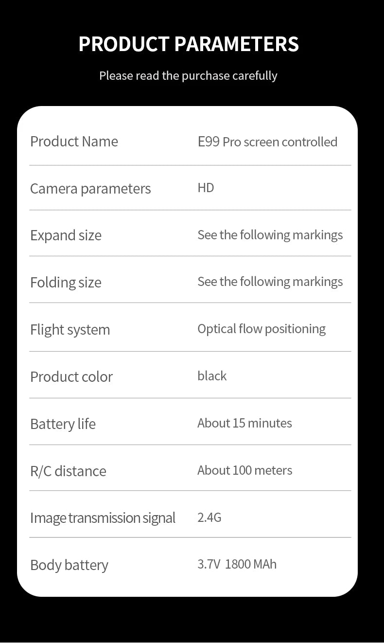Brushless RC Drone with Dual Camera, One-Key Takeoff, Return Home and Headless Mode