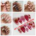 Almond Pearl Press-On Nail Kit, 24 Pieces