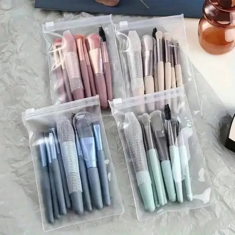8-Piece Mini Makeup Brush Set