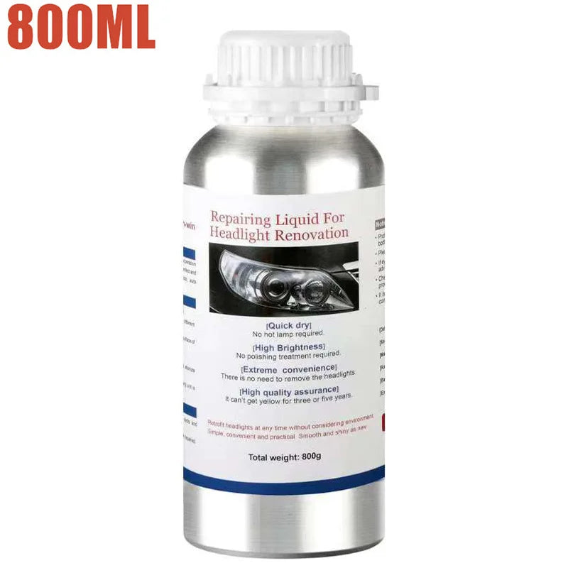 Car Headlight Restoration Kit, 800ml
