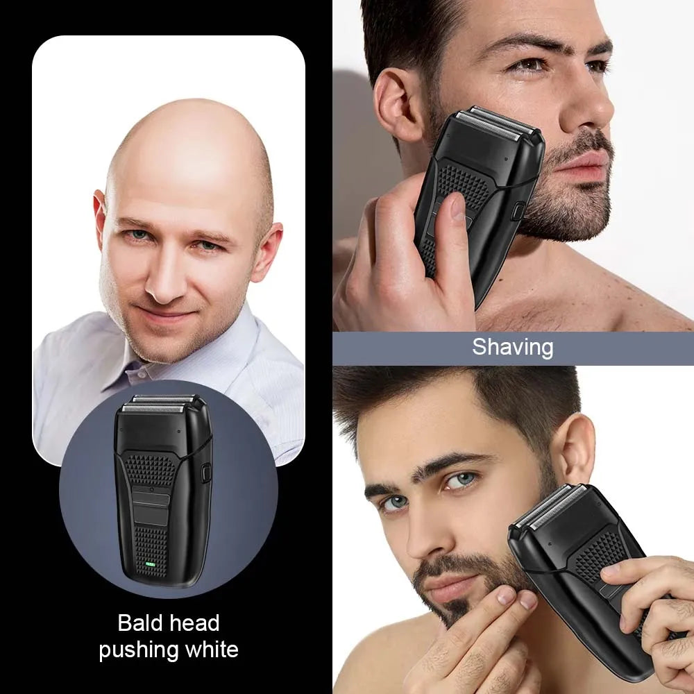 Professional Hair Clipper Set for Men, Cordless Haircut Kit with LED Display, 3-in-1/2-in-1/1pc Rechargeable Hair Clipper & T-Blade Trimmer & Electric Shaver, Barber Zero-Gapped Detailer, DIY Grooming Tools with Scissors, Com