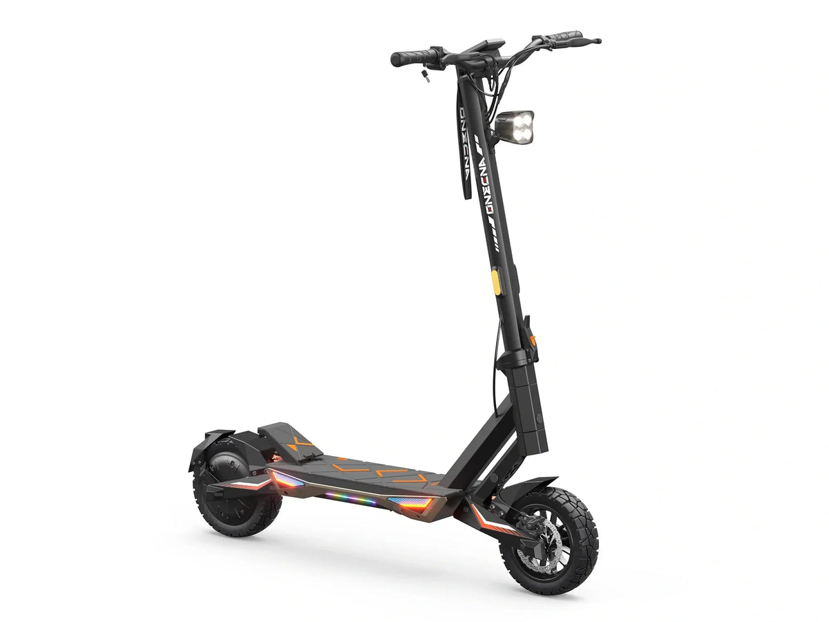 ONECNA T3 1000W Motor Electric Scooter for Adults, 30mph Top Speed, 40Miles Long Range, Lightweight Foldable Frame, Dual Suspension, 10 Inch Fat Tires E-Scooter