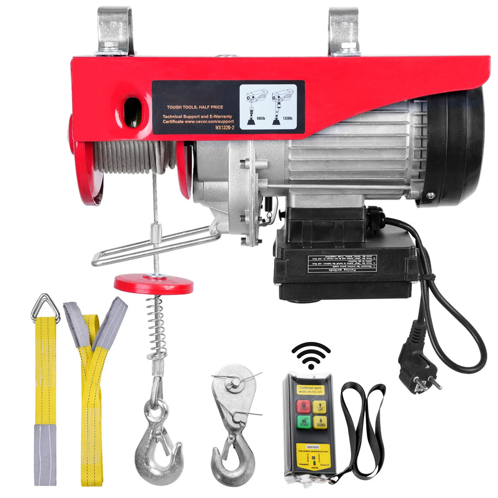 SucceBuy Electric Hoist Winch, 400–1000 kg
