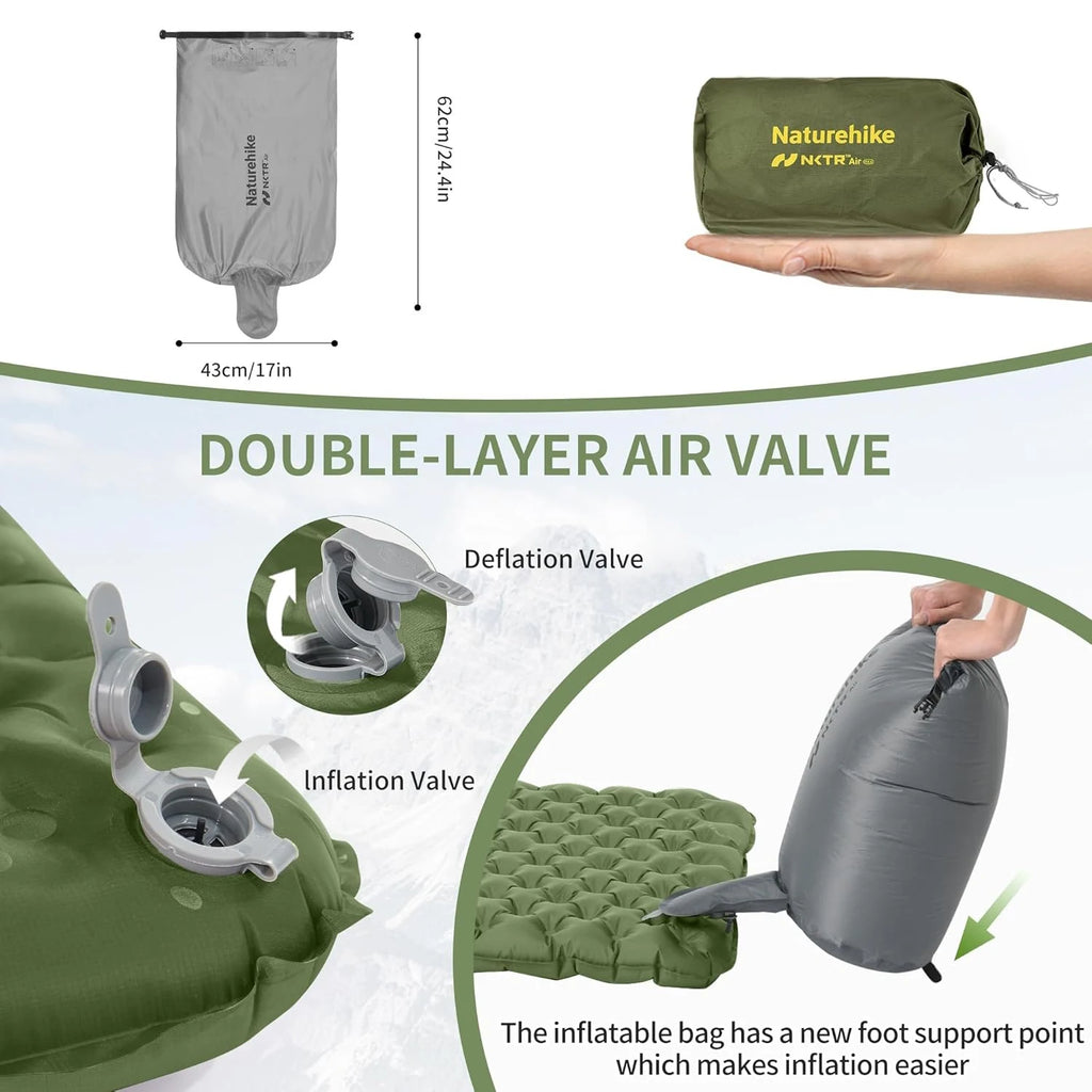 Naturehike Ultralight Insulated Sleeping Pad, R4.6