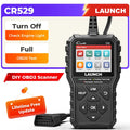 LAUNCH CReader529 CR529 OBD2 Scanner Automotive Diagnostic Tool Car OBDII Code Reader Fault Code Read Scan DIY Code Reader Creader 529