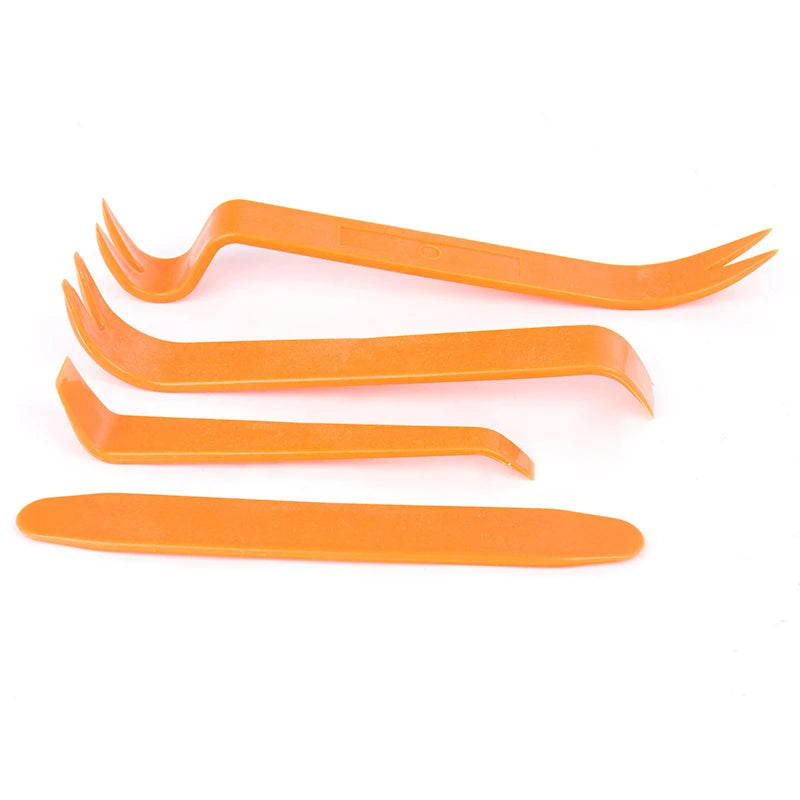 4PCS Plastic Car Trim Removal Tool Interior Dashboard Door Window Panel Clip Set Auto Dismantle Tools Kit Car Radio Door 0.5cm