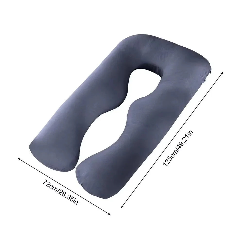 Pregnancy Pillow 130×70cm, Maternity Waist Support Pillow for Pregnant Women, Breastfeeding Nursing Cushion