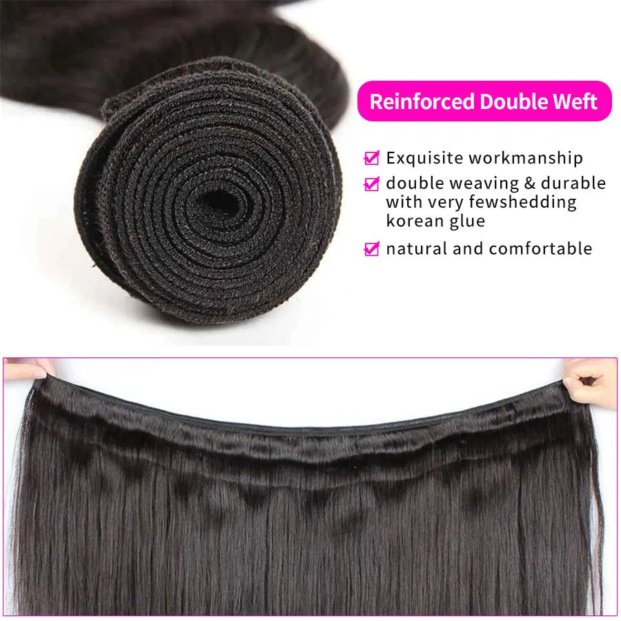 Body Wave Human Hair Bundles, 14–30"