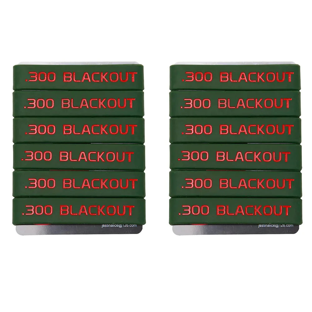 6/12 Pack Magazine Marking Band for 5.56 Nato 300 Blackout Magazine Marking Rubber Band Muti-Colors US Fast Shipping