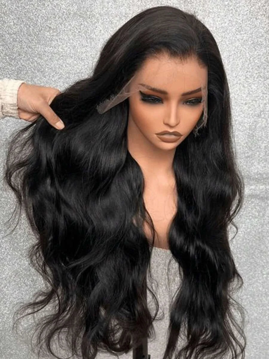 200%250% Density Natural Body Wave Texture, Breathable Lace Base With Body Wave 13x4 HD Lace Frontal Human Hair Wig