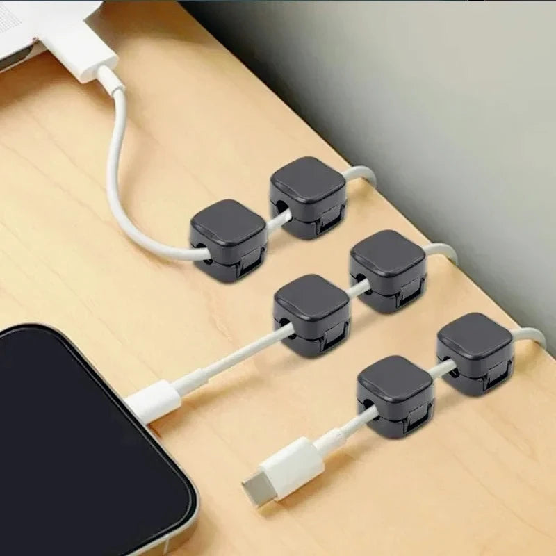 Magnetic Cable Clips, 6 Pack