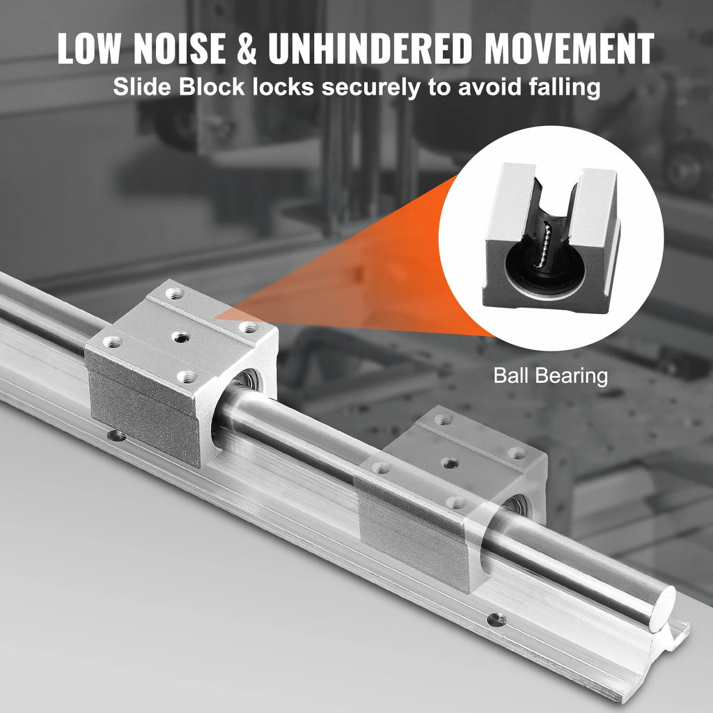 SucceBuy SBR Linear Guide Rail Set with Bearing Blocks