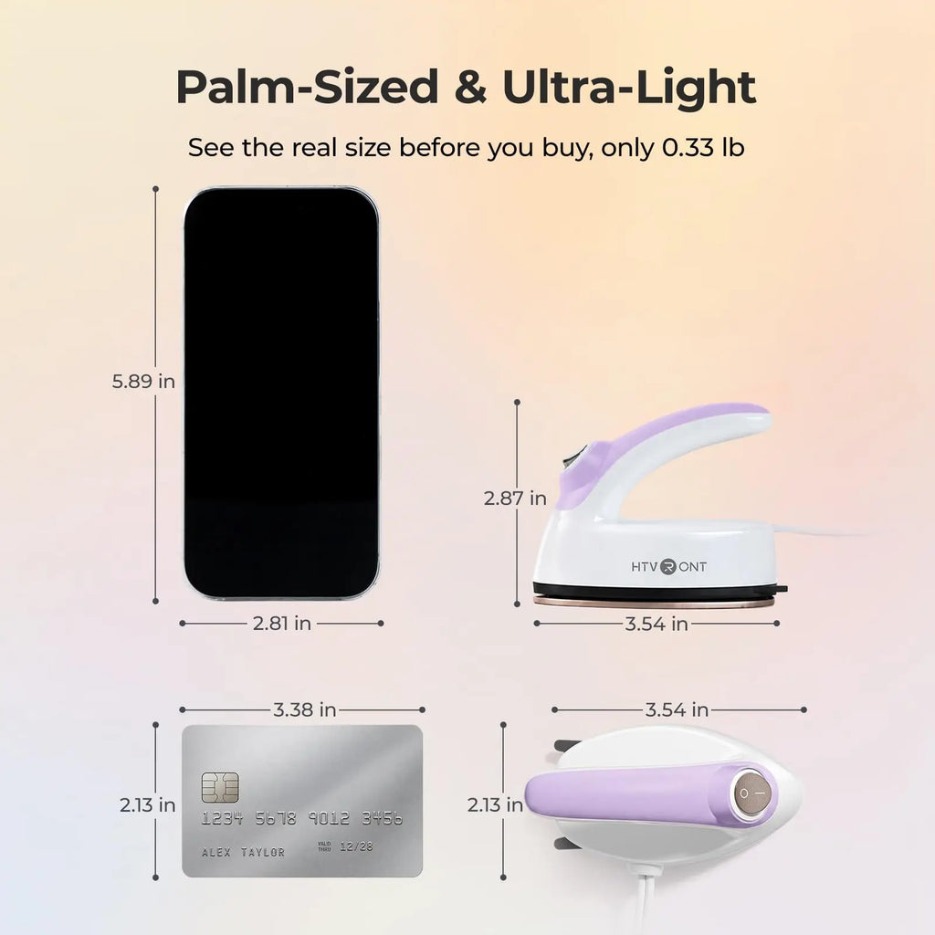 2nd Gen Portable MINI Heat Press Machine DIY Auto Easy Heating Transfer Iron On HTV for Clothes Bags Shoes Hat T-shirts