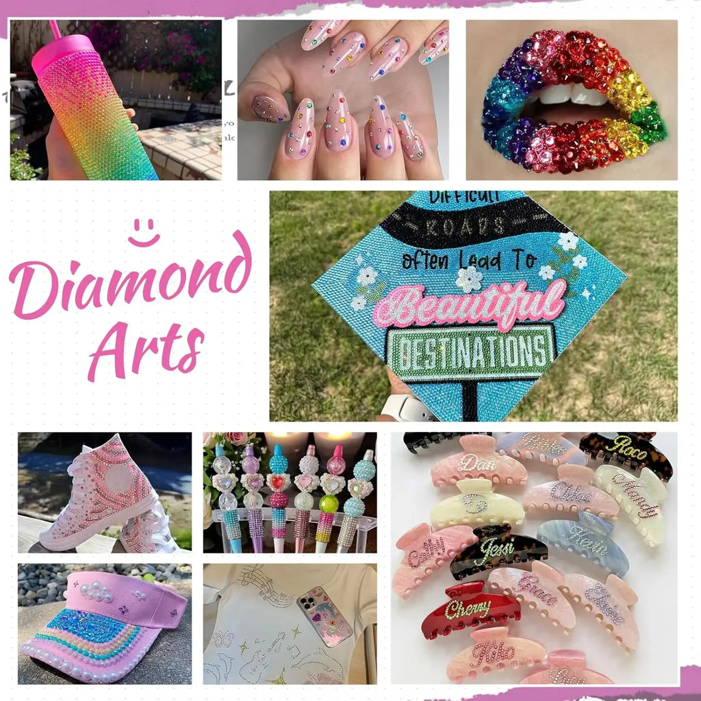 Resin Rhinestone Bedazzling Kit, 40 Colors