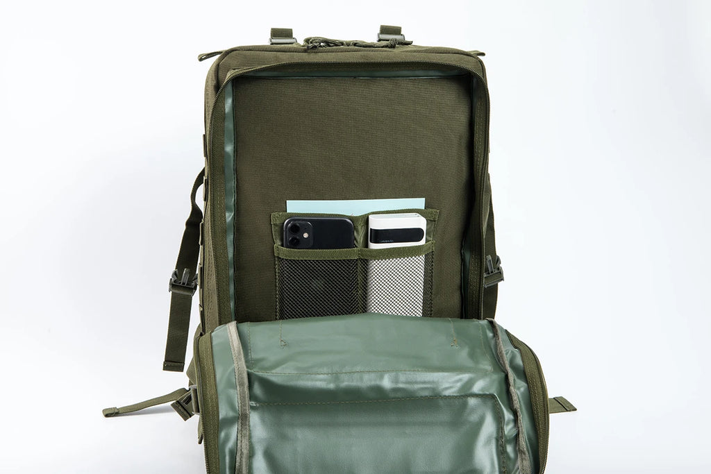 45L Large Capacity Outdoor Backpack, 3-Day Hiking and Camping Rucksack