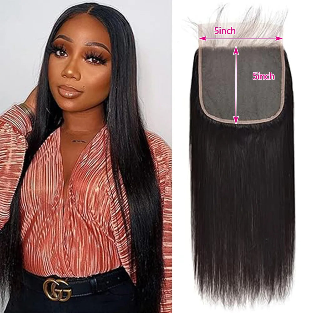 Straight HD Lace Frontal, Brazilian Human Hair
