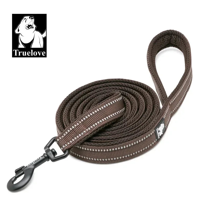 Truelove Soft Padded Pet Leash, Reflective Nylon Mesh 200cm Lead for Dogs and Cats, Available in 11 Colours