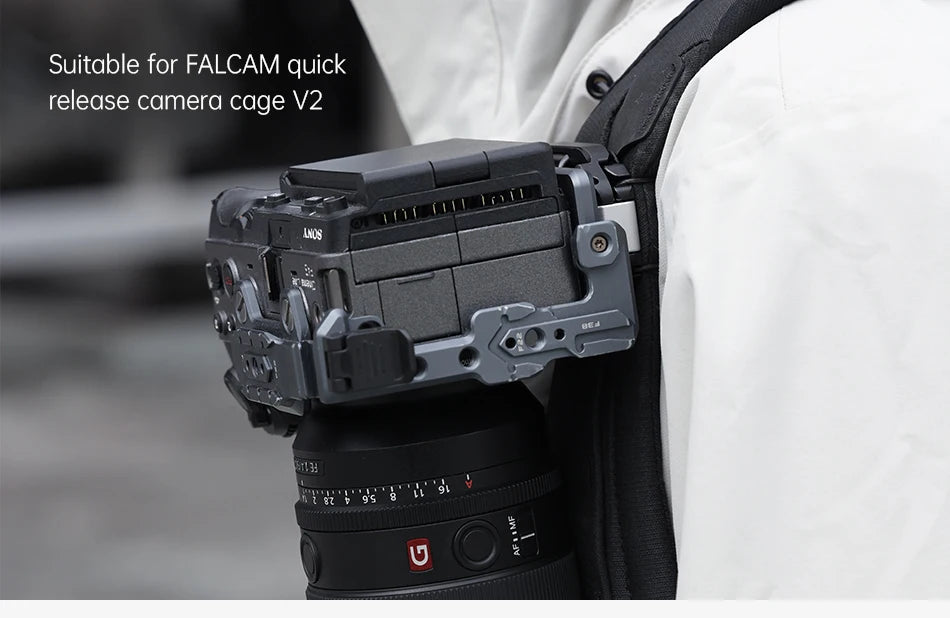 Ulanzi Falcam F38 Quick Release Shoulder Strap /Backpack Base /Kit V2 Compatible With F38 PD Fotopro PGY Quick Release Plate