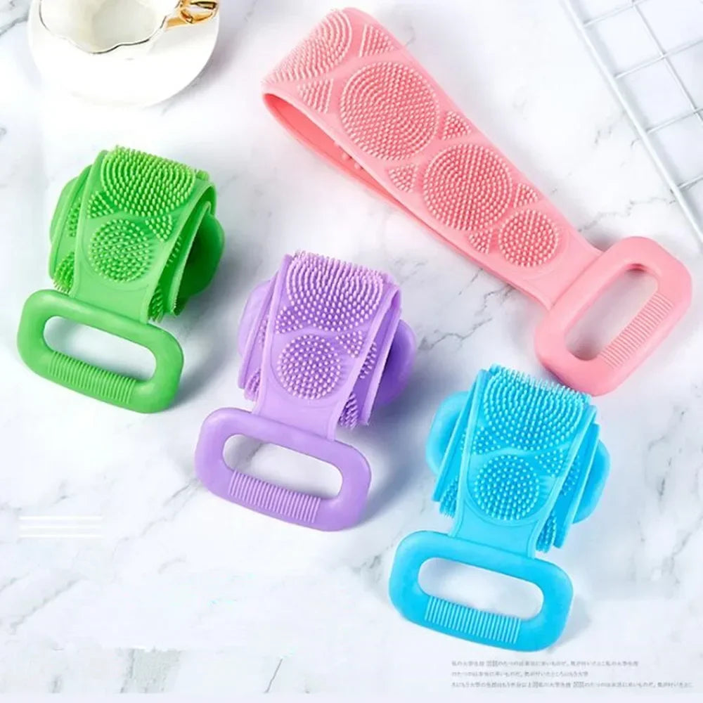 Silicone Back Scrubber Shower Brush