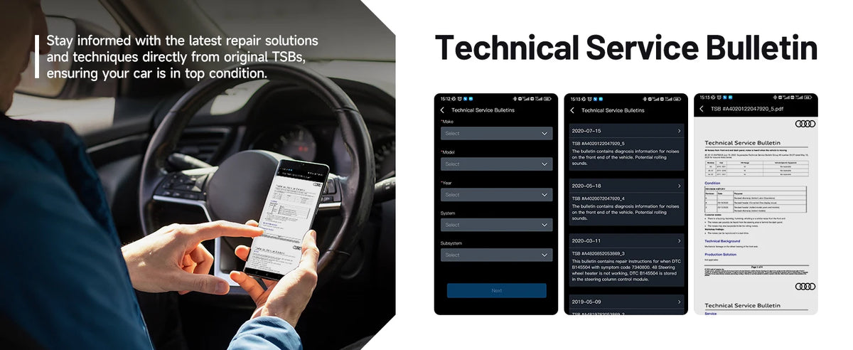 TOPDON CarPal Bluetooth OBD2 Scanner, All-System Car Diagnostic Tool for iOS and Android
