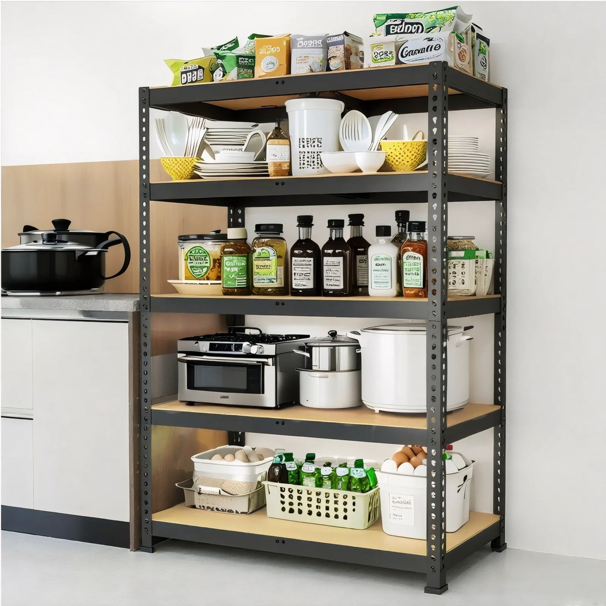 2000 lb Heavy-Duty Garage Storage Shelves
