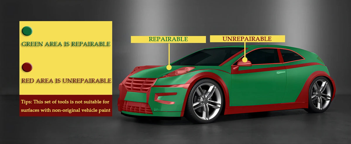PDR Dent Removal Tool Car Dent Repair Kit Dent Lifter Dent Removal Tool Car Dent Removal Kit Car Dent Removal Tool