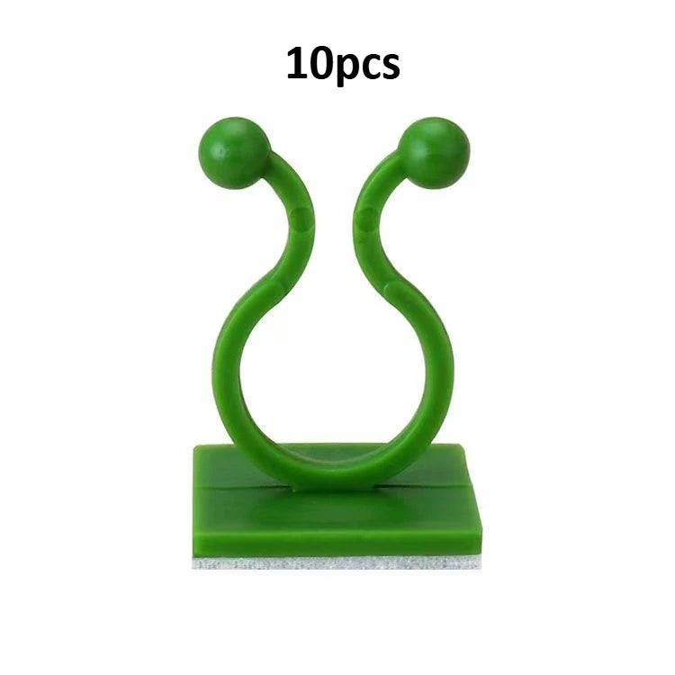 100pcs-Home Garden Plant Climbing Wall Fixture Clips Rattan Vine Fixer Self-Adhesive Plant Climbing Wall Fixed Buckle Hook