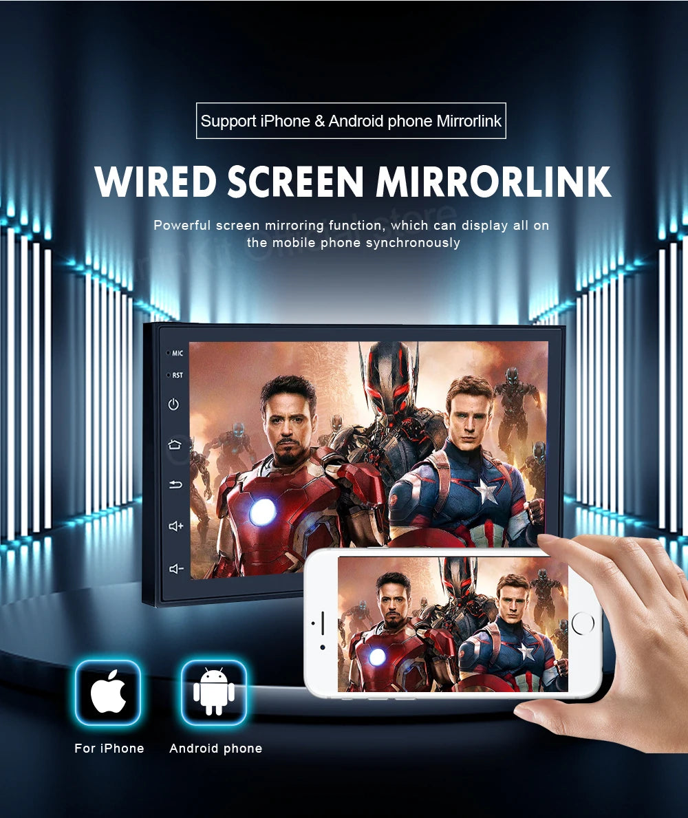 Hot Sale CarlinKit USB Wireless&Wired CarPlay Dongle Android Auto AI Box Mirrorlink Car Multimedia Player Bluetooth Auto Connect