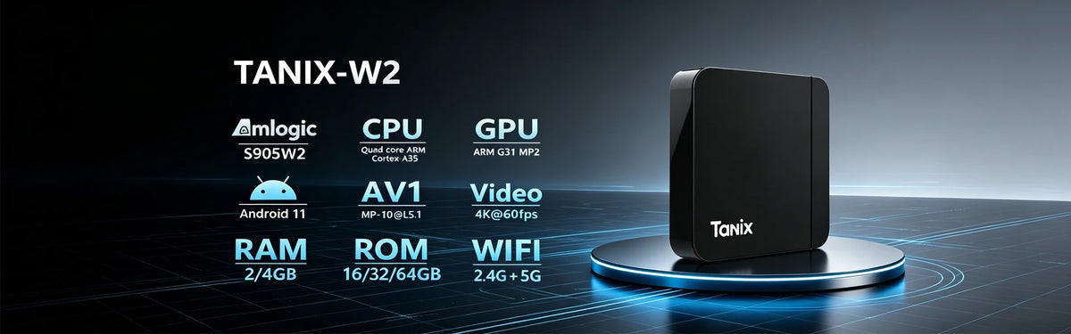 X96Q Android 10 Smart TV Box 4K, 2GB RAM 16GB Storage Quad-Core Media Player