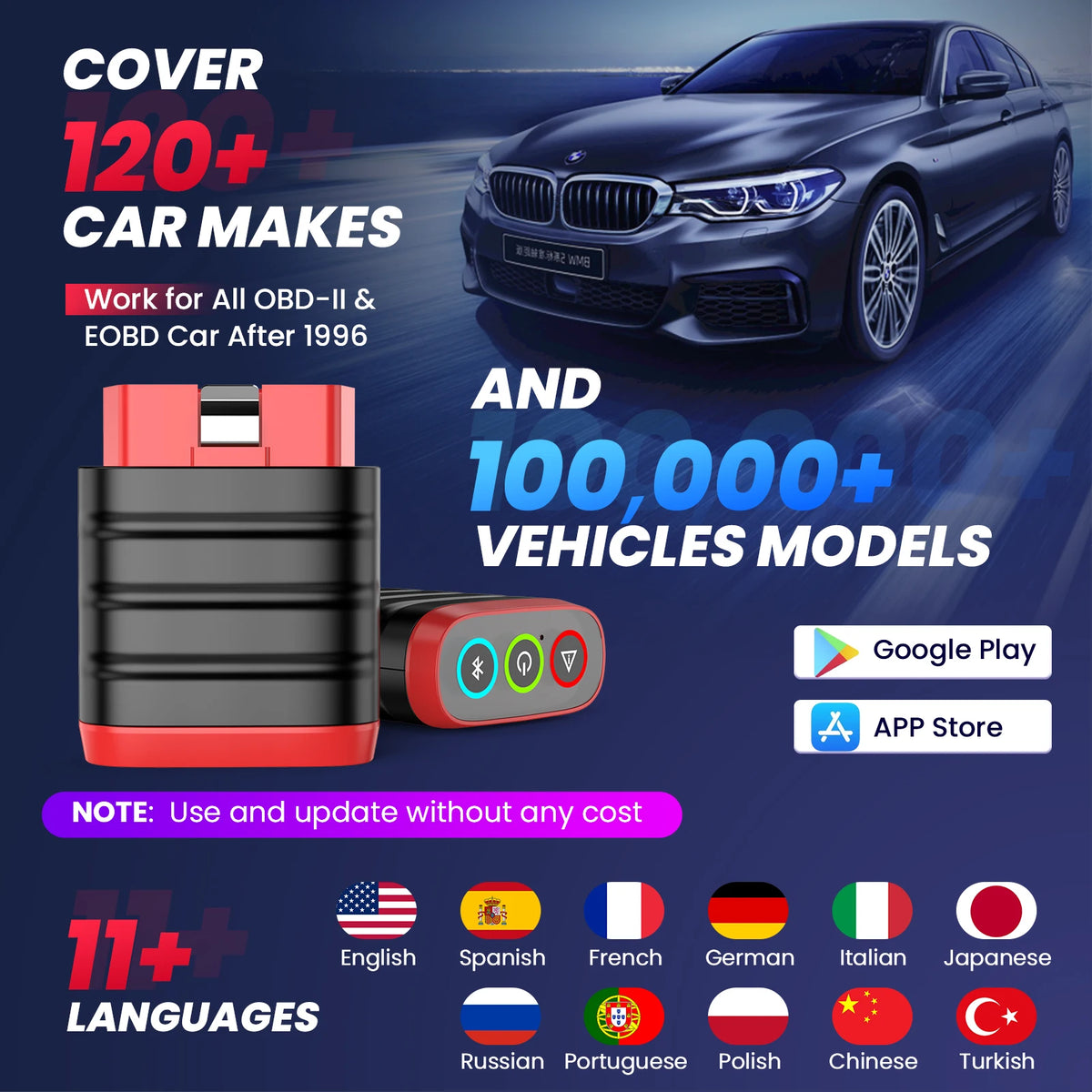 THINKCAR Thinkdiag Mini Bluetooth OBD2 Scanner