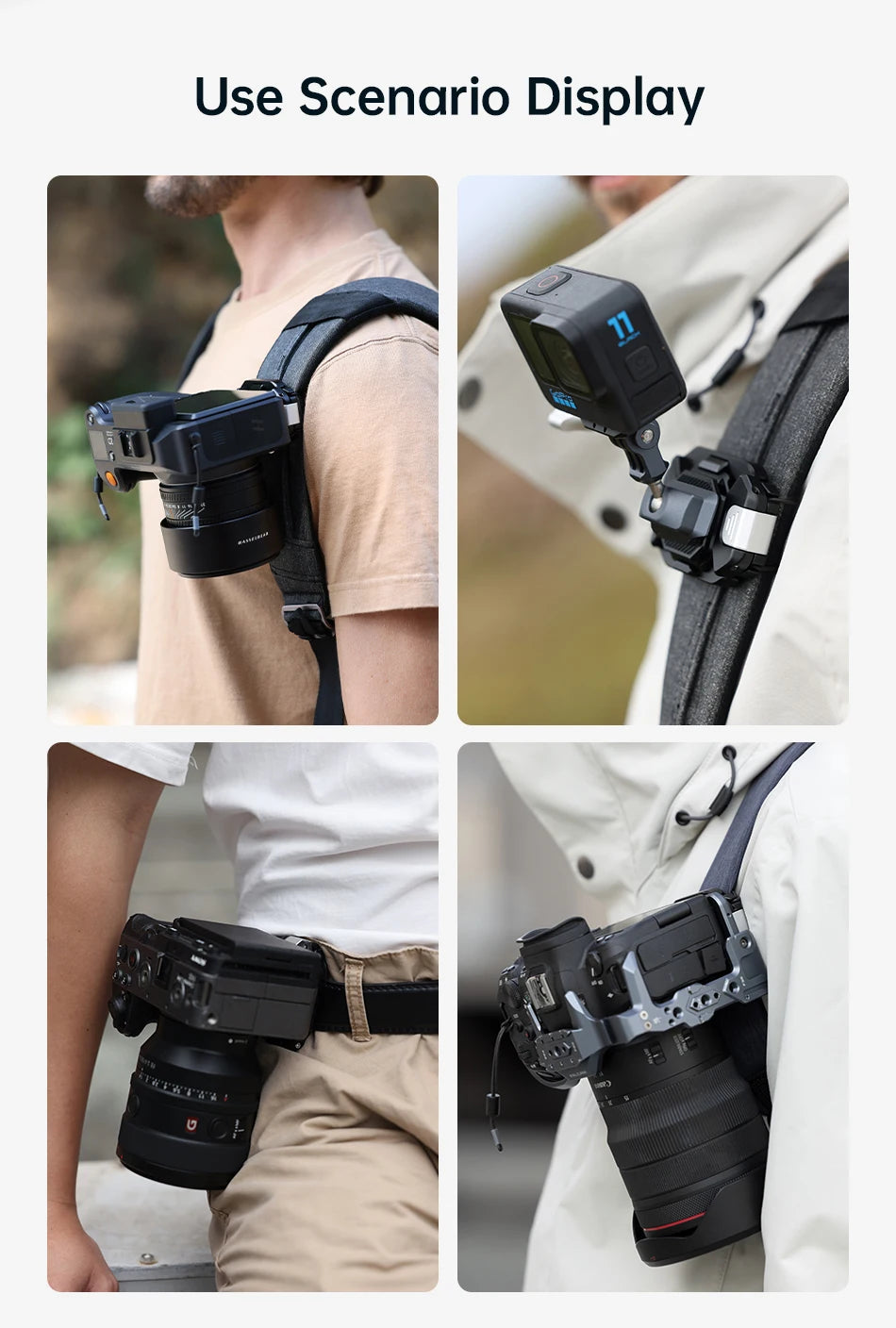Ulanzi Falcam F38 Quick Release Shoulder Strap /Backpack Base /Kit V2 Compatible With F38 PD Fotopro PGY Quick Release Plate