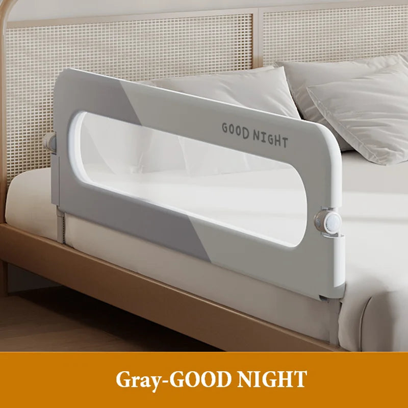 Adjustable Bed Rail Guard for Toddlers, Portable Anti-Fall Safety Bed Barrier