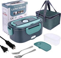 1.5L Portable Electric Lunch Box – 60W Food Warmer for Home & Car, Leak-Proof Design Keeps Meals Hot