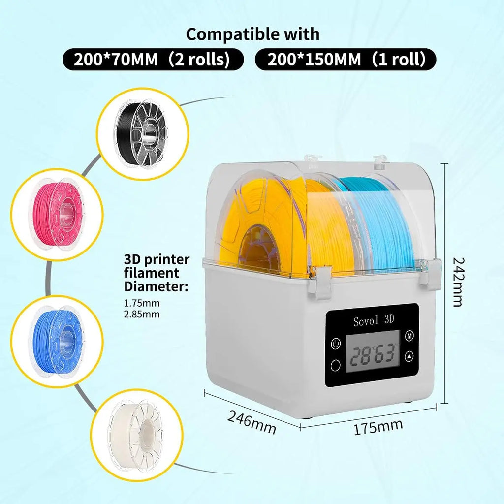 Sovol Dual-Spool Filament Dry Box