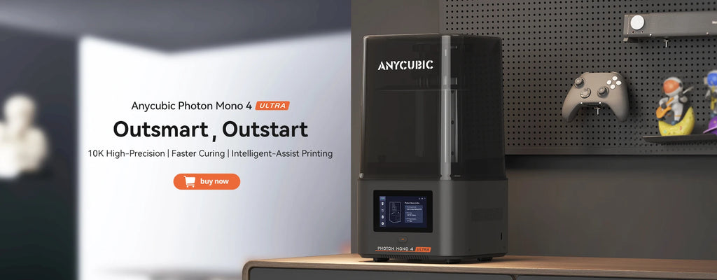 ANYCUBIC Wash & Cure 3 Curing Washing Machine For SLA LCD Resin 3D Printer For Photon Mono 4/4 Ultra Cleaning Size 165*100*165mm