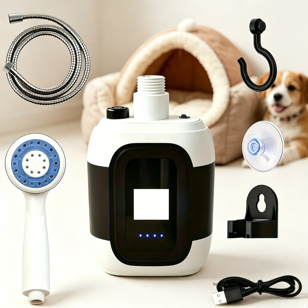 USB Rechargeable Portable Electric Shower Pump for Camping Outdoor Pet Wash Garden Cleaning Dormitory - Essential Shower Utility Tool