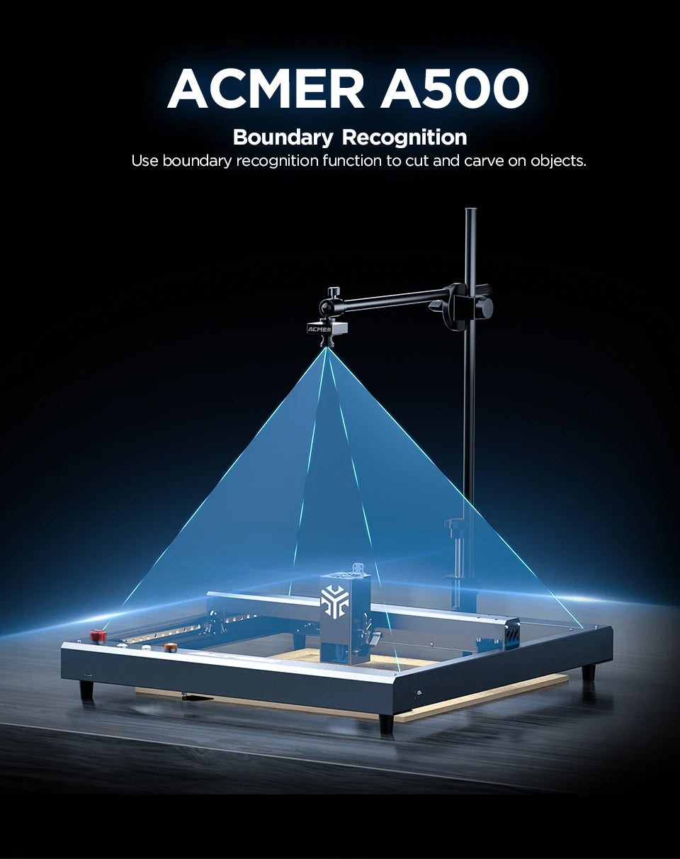 ACMER A500 Lightbrun Camera for ACMER XTOOL SCULPFUN Atomstack Ortur IKIER CREALITY TWO TREES COMGROW Laser Engraving Machine