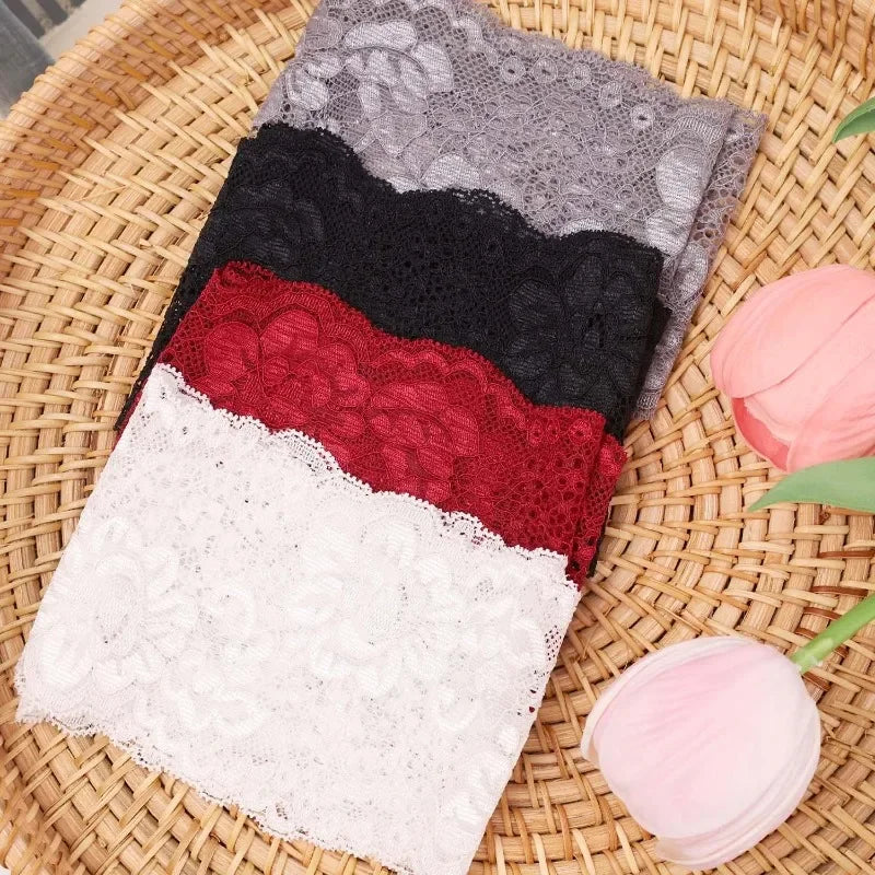 Wide Lace Elastic Headband