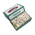 Authentic Mini Mahjong Set Portable Compact Travel Size for On-the-Go Family Fun Enhances Logical Thinking