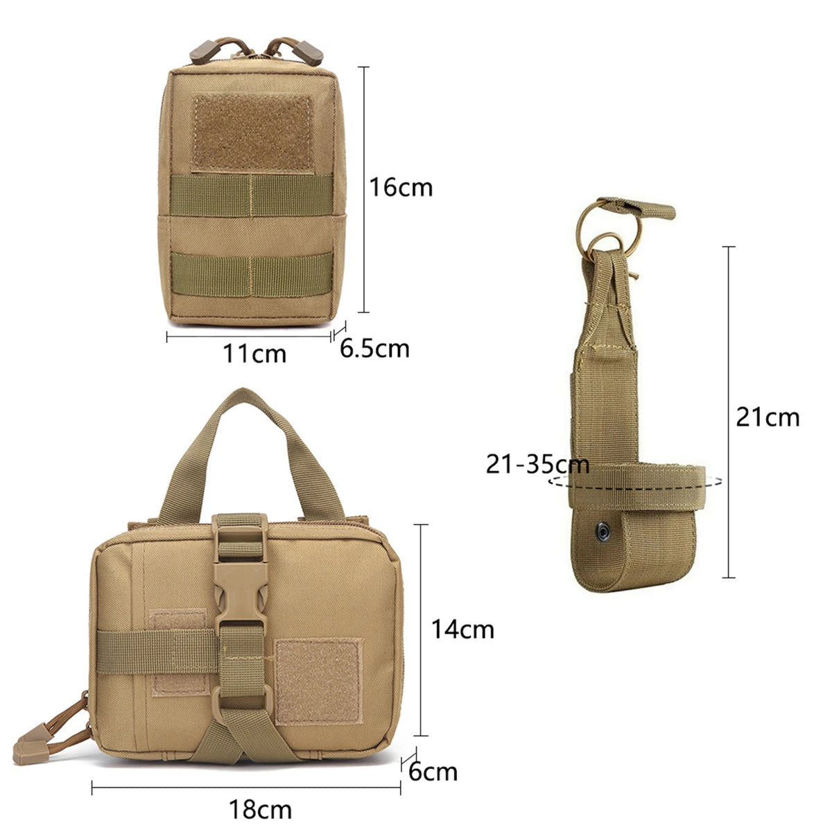 Tactical Dog Harness with MOLLE Pouches, No-Pull Training Vest for Medium and Large Dogs