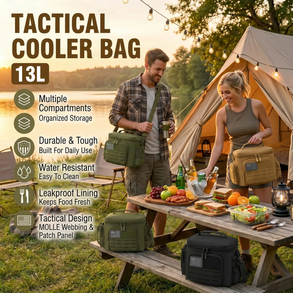 13L Insulated Cooler Lunch Bag
