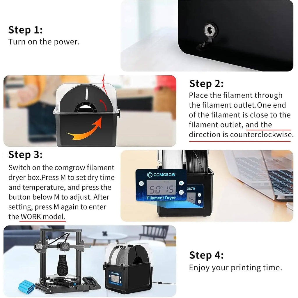 Comgrow Dual-Spool Filament Dry Box