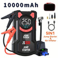 PAIVIROKU 5-in-1 Multifunctional Air Pump Jump Starter with Air Compressor 3000A Peak/150PSI Battery Jump Starter Digital Tire Inflator