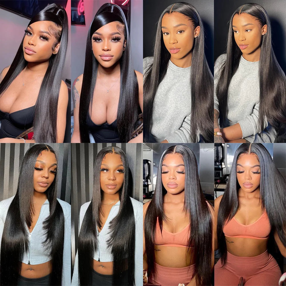 Straight Human Hair Bundles, 3 Pack
