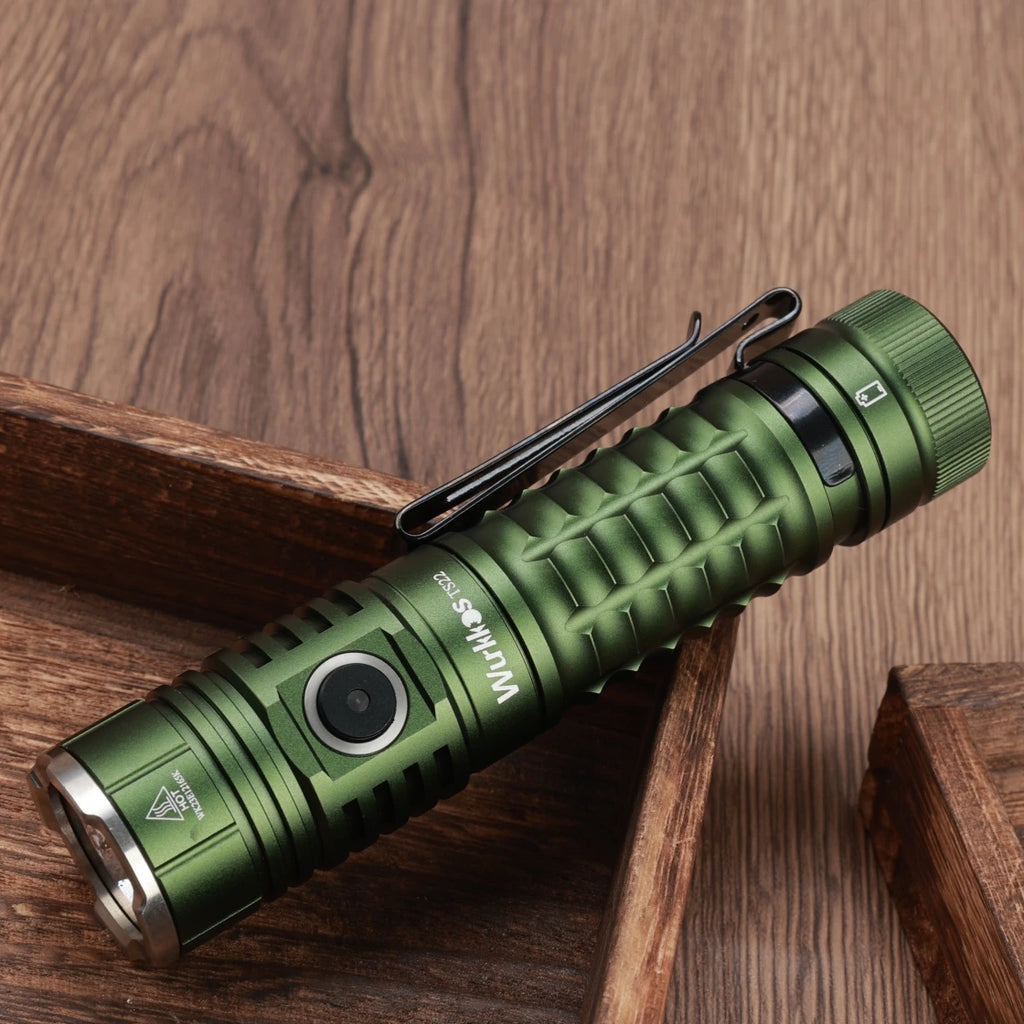 Wurkkos TS22 4500 Lumen Rechargeable Flashlight with Magnetic Tail Cap and Power Bank Function