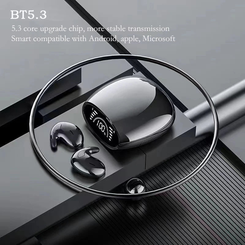 Ultra-Thin Sleep Earbuds, Bluetooth 5.3 Invisible Wireless Earphones for Sleeping and Sports