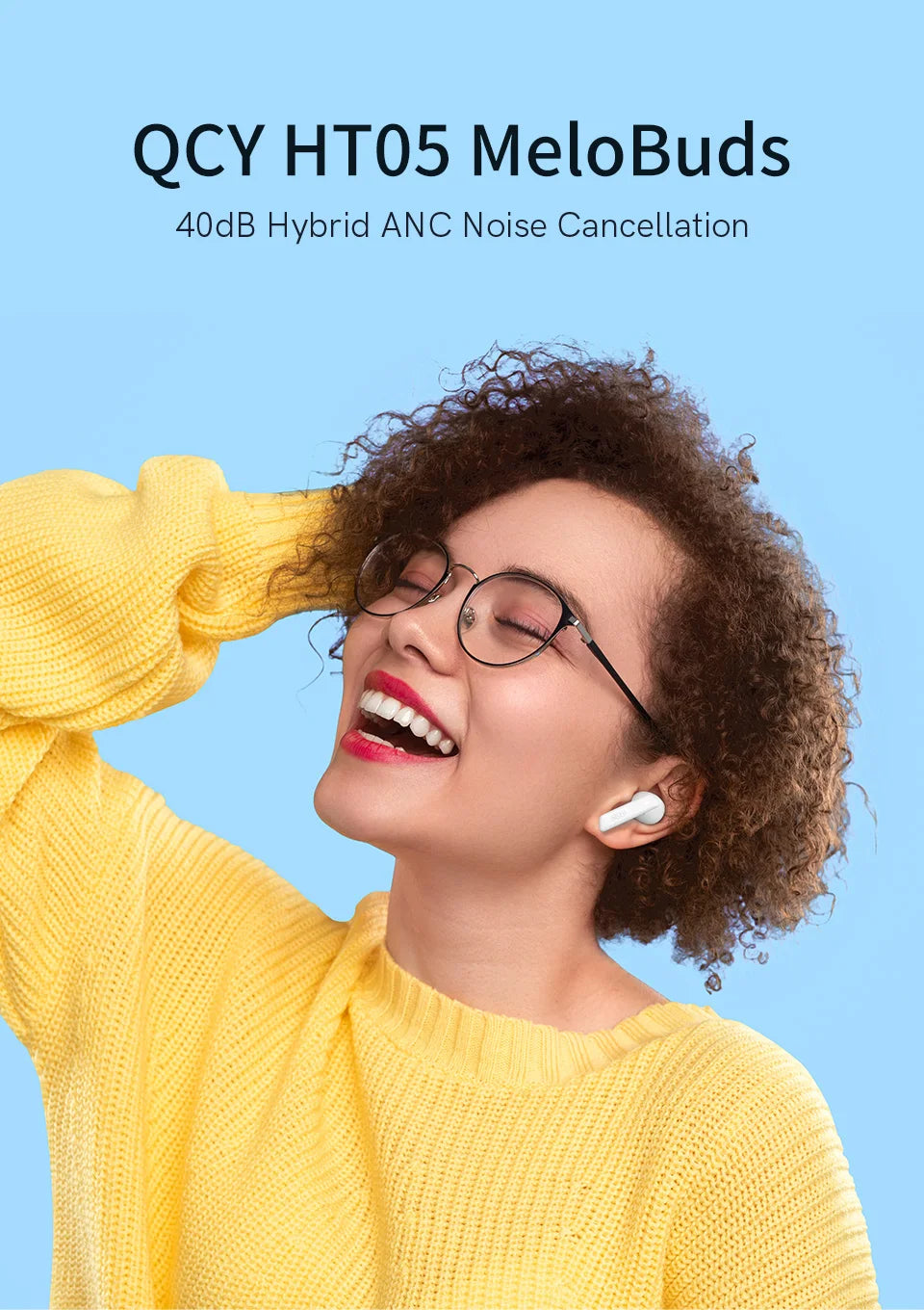 QCY HT05 MeloBuds ANC Wireless Earbuds