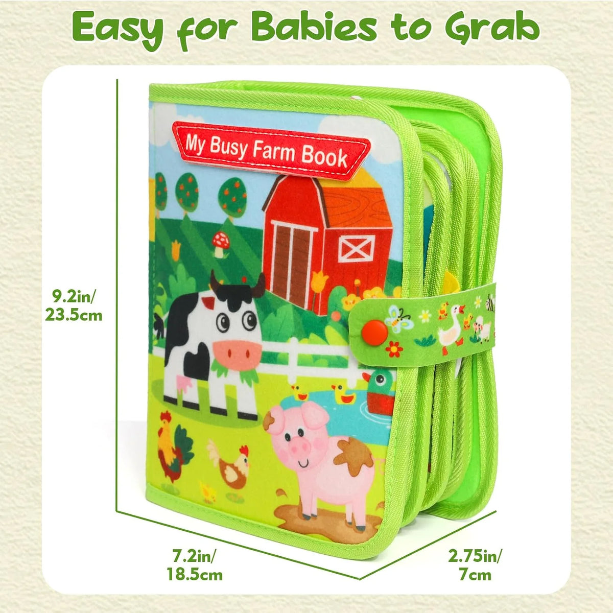 Montessori Farm Busy Book for Toddlers