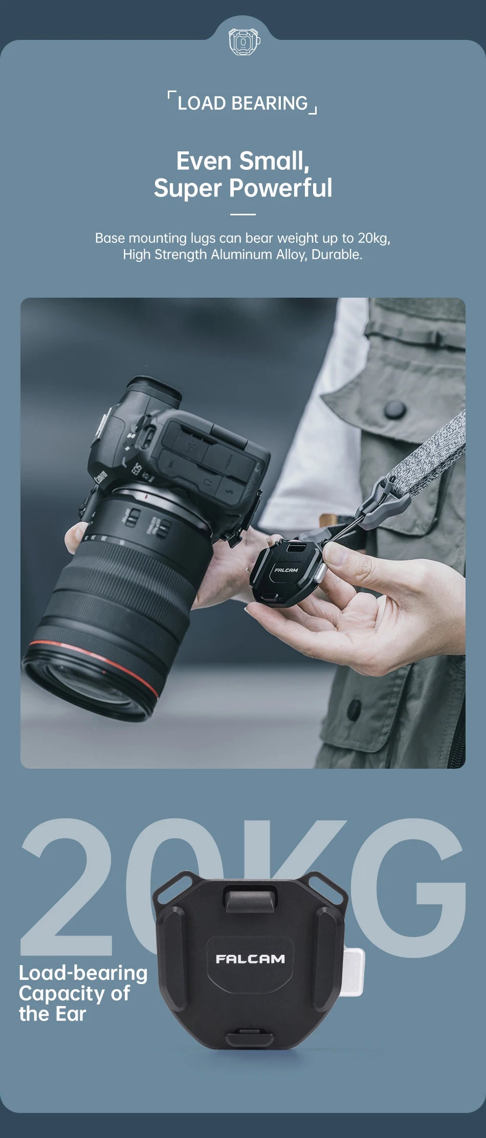 Ulanzi Falcam F38 Quick Release Shoulder Strap /Backpack Base /Kit V2 Compatible With F38 PD Fotopro PGY Quick Release Plate