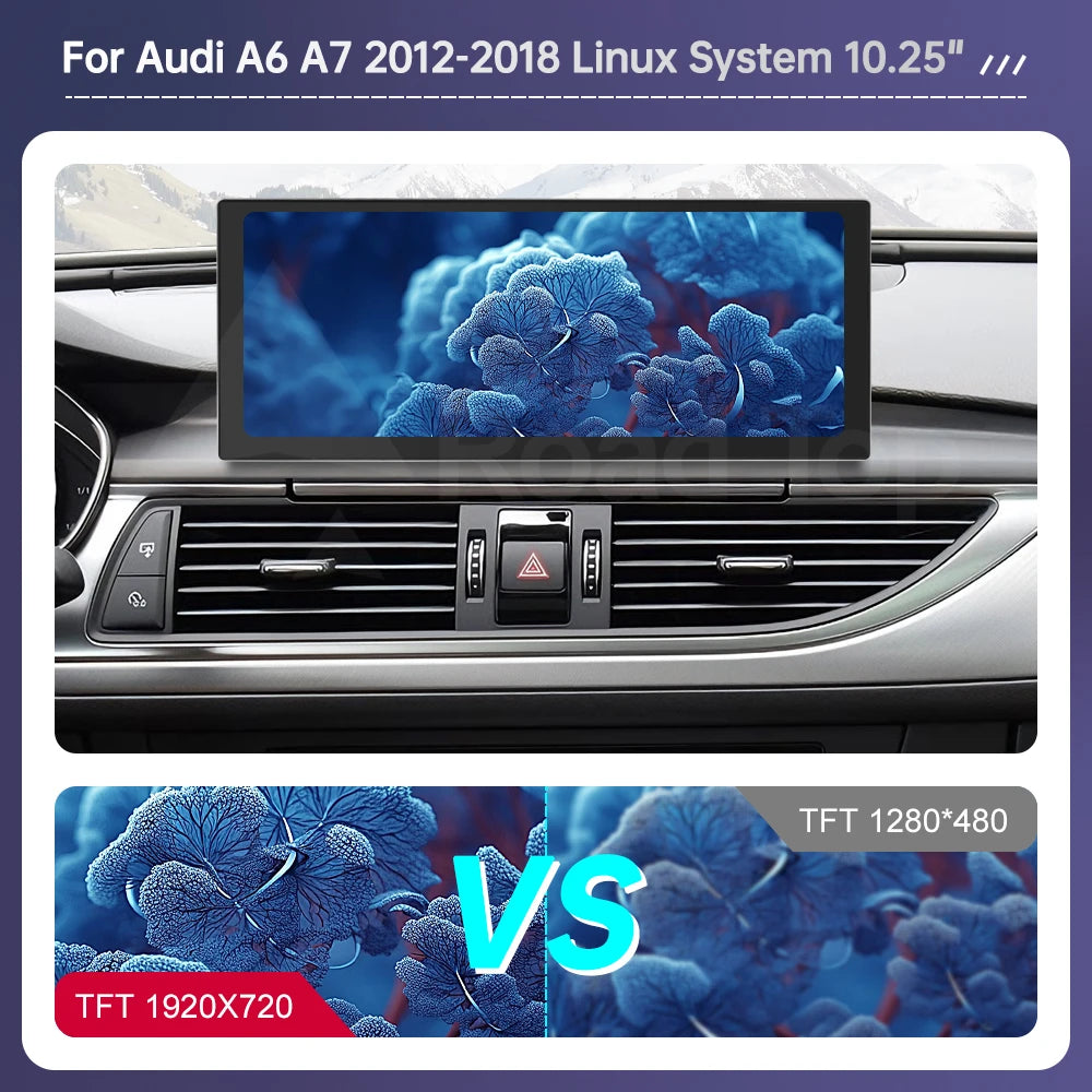 Road Top 12.3" Wireless CarPlay & Android Auto Car Screen